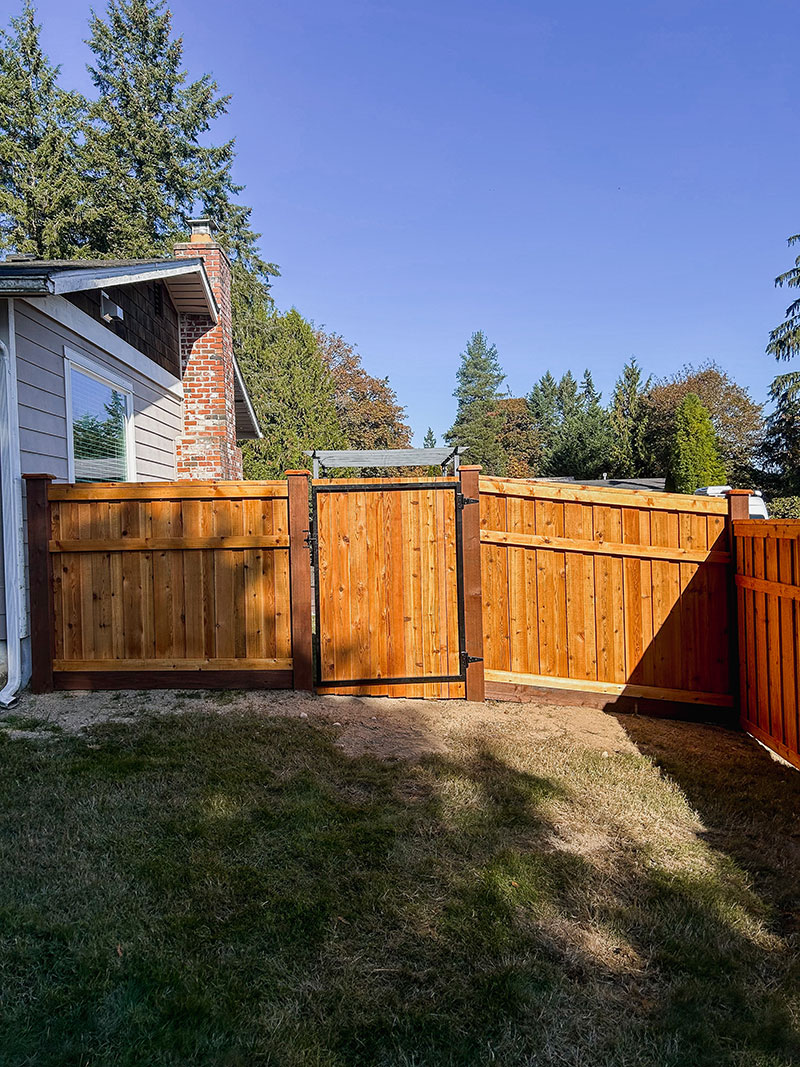 Port Orchard Board-on-Board Cedar Fence Installation - Board-on-Board Cedar Fence Installation - Image 12 in Port Orchard, Washington