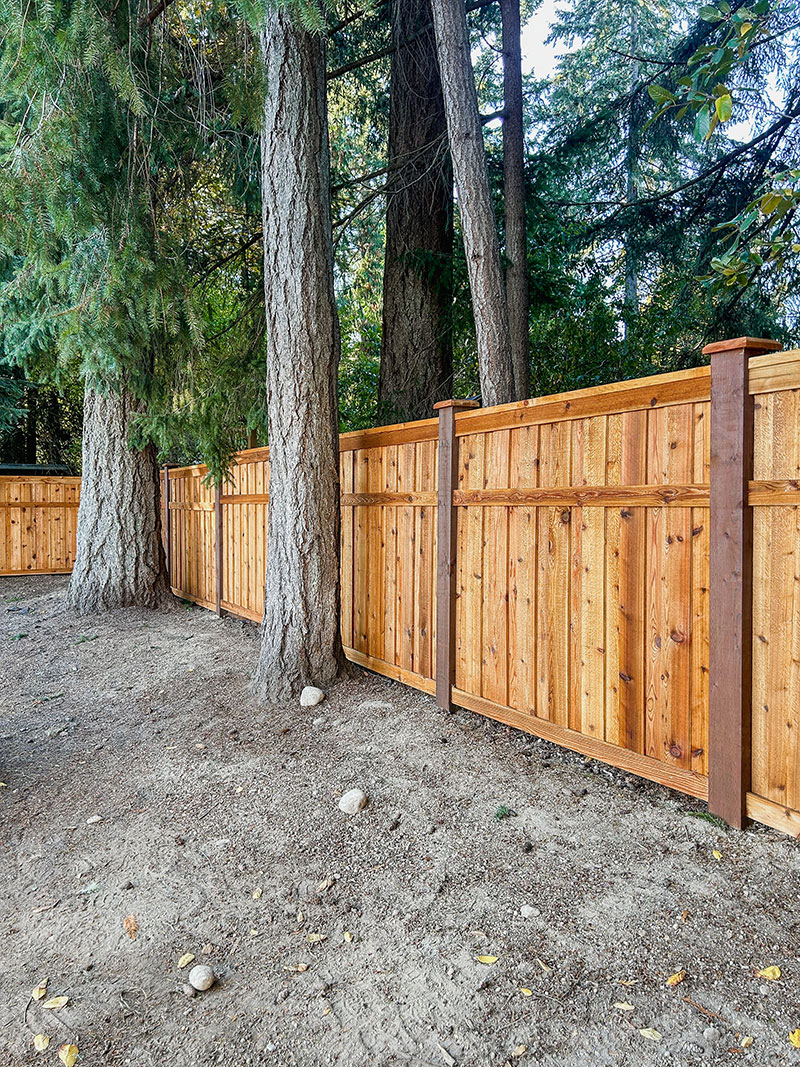 Port Orchard Board-on-Board Cedar Fence Installation - Board-on-Board Cedar Fence Installation - Image 4 in Port Orchard, Washington