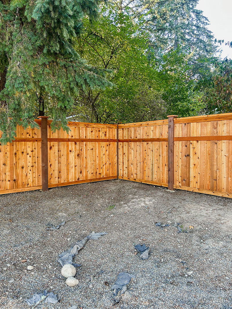 Port Orchard Board-on-Board Cedar Fence Installation - Board-on-Board Cedar Fence Installation - Image 6 in Port Orchard, Washington
