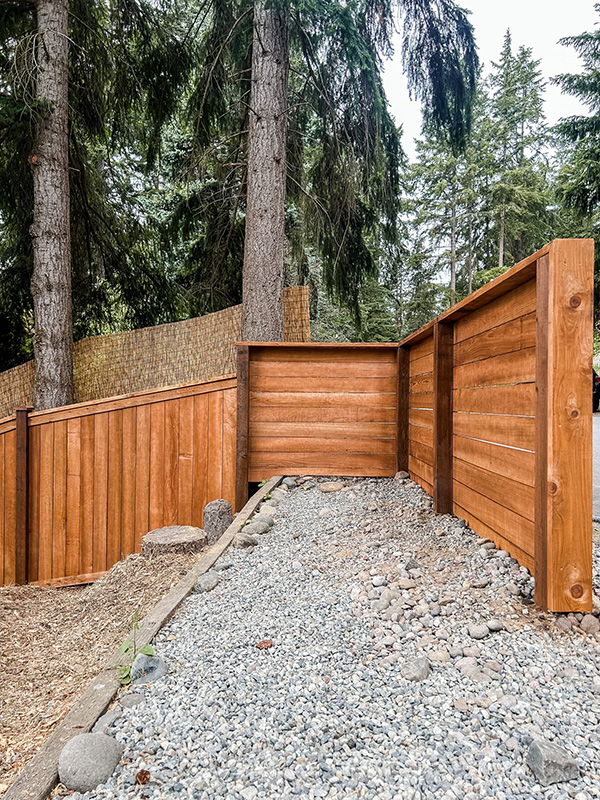 Gig Harbor Cedar Fence Install - Cedar Fence Installation - Image 4 in Gig Harbor, Washington