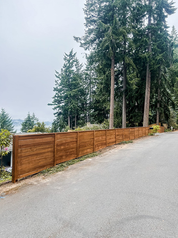 Gig Harbor Cedar Fence Install - Cedar Fence Installation - Image 7 in Gig Harbor, Washington