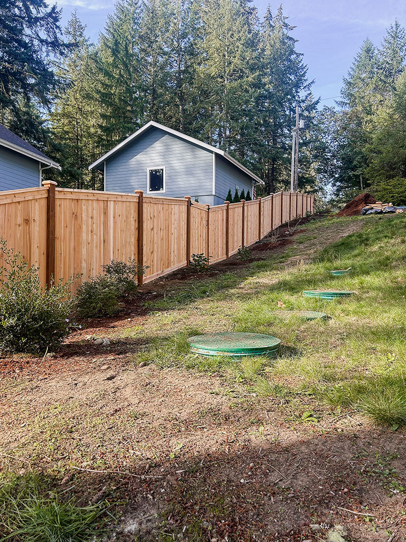 Lakebay Full Panel Cedar Fence Installation - Full Panel Cedar Fence Installation - Image 6 in Lakebay, Washington