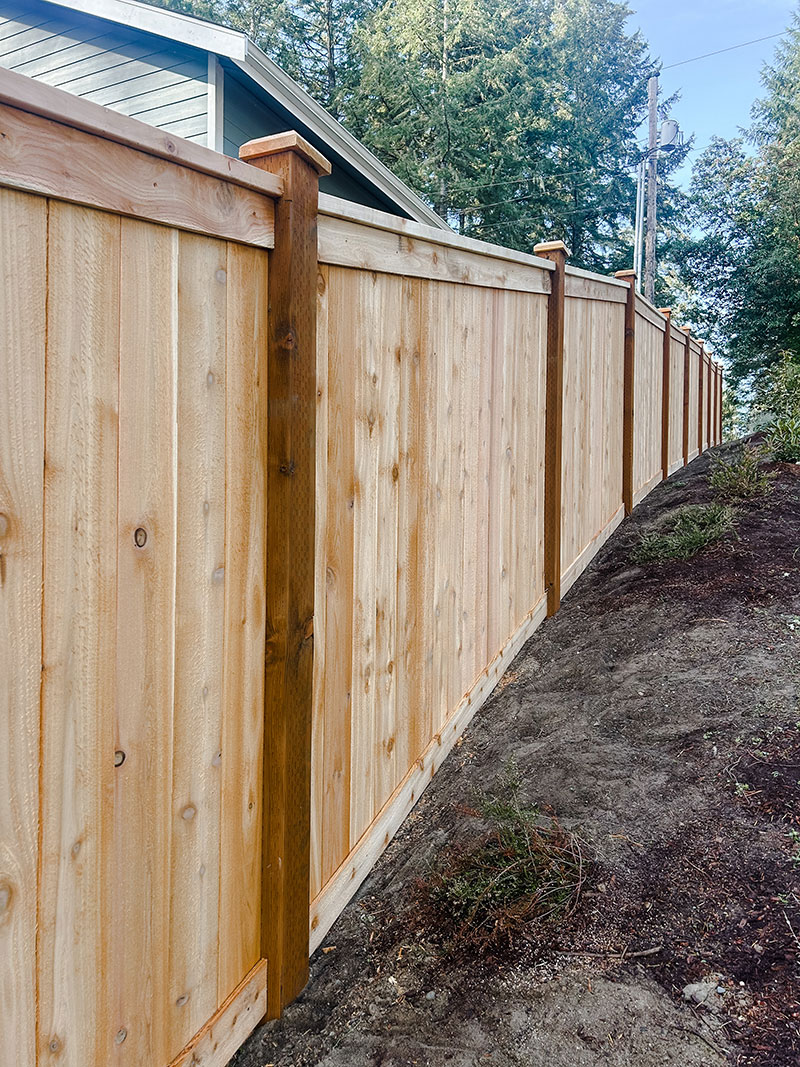 Lakebay Full Panel Cedar Fence Installation - Full Panel Cedar Fence Installation - Image 8 in Lakebay, Washington