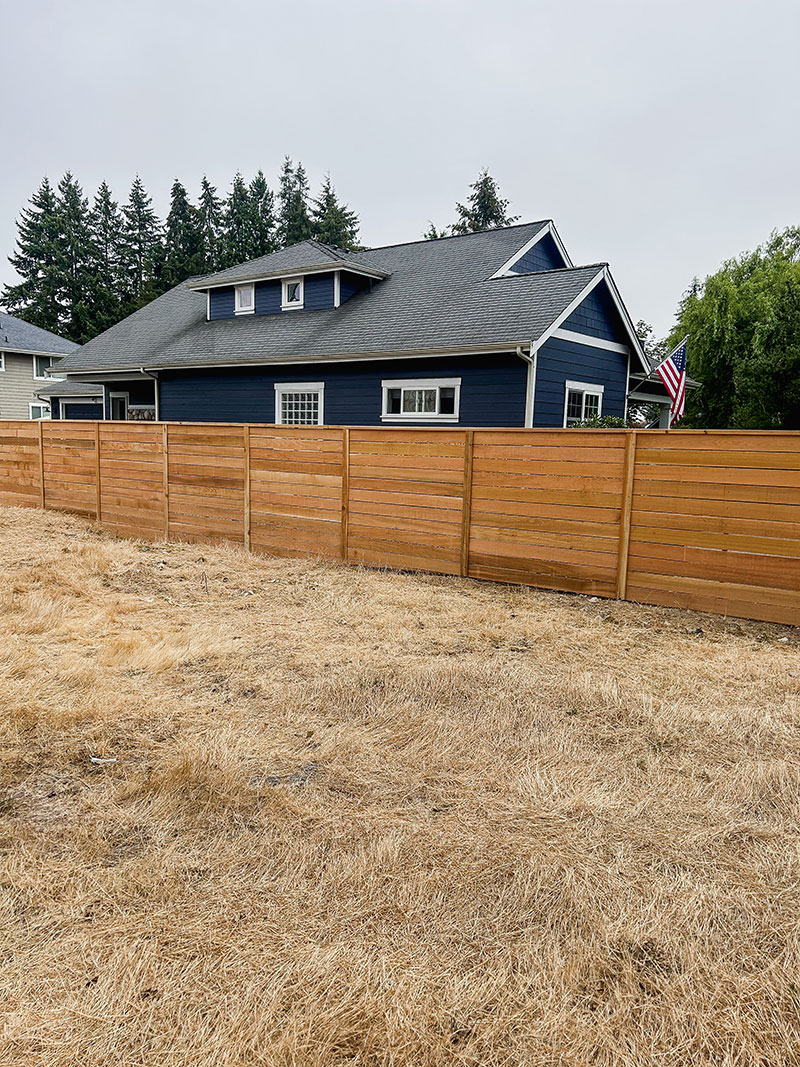 Tacoma Horizontal Cedar Fence Replacement - Horizontal Cedar Fence Replacement - Image 5 in Tacoma, Washington