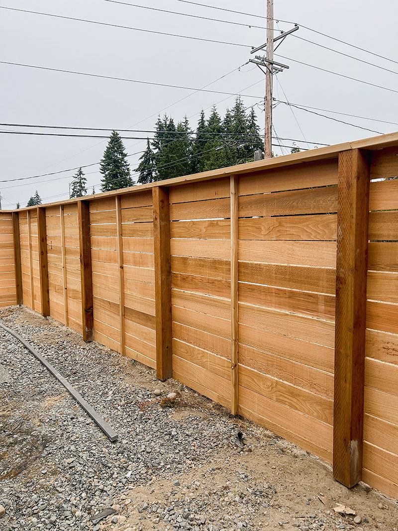 Tacoma Horizontal Cedar Fence Replacement - Horizontal Cedar Fence Replacement - Image 6 in Tacoma, Washington