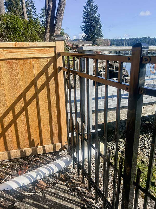 Fox Island Ornamental Fence Install - Ornamental Fence Install - Image 5 in Fox Island, Washington