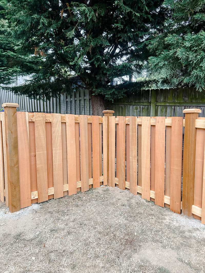 Port Orchard Shadowbox Cedar Fence Installation - Cedar Fence Installation - Image 6 in Port Orchard, Washington